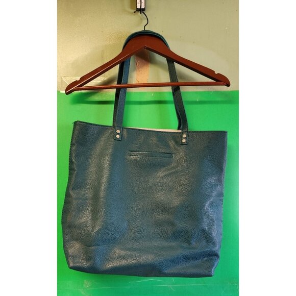 Thirty One Jewell Around Town Tote City, Blue Pebble, Polka Dot Interior "J" - Picture 2 of 8